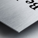 BE MINDFUL Metal print