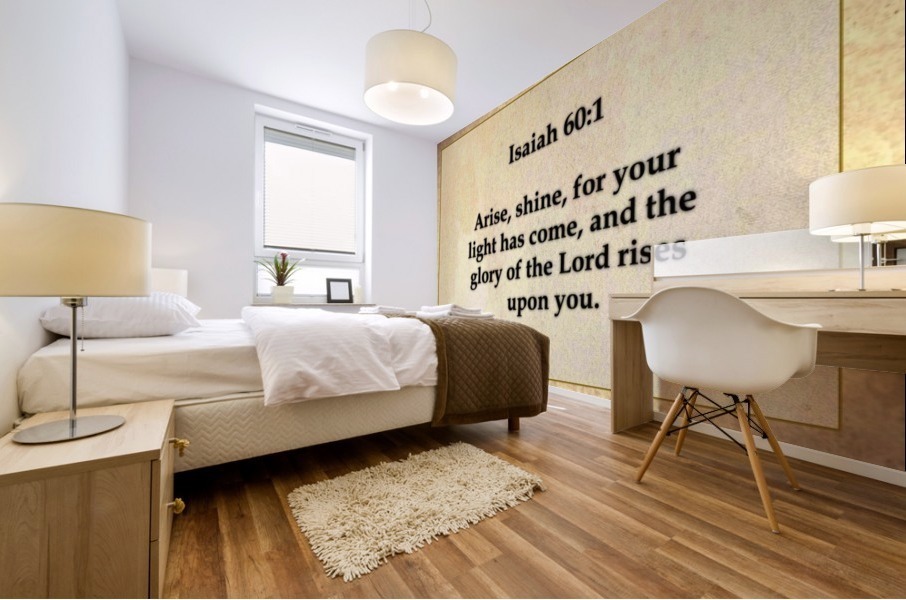 Isaiah 60 1 Mural print