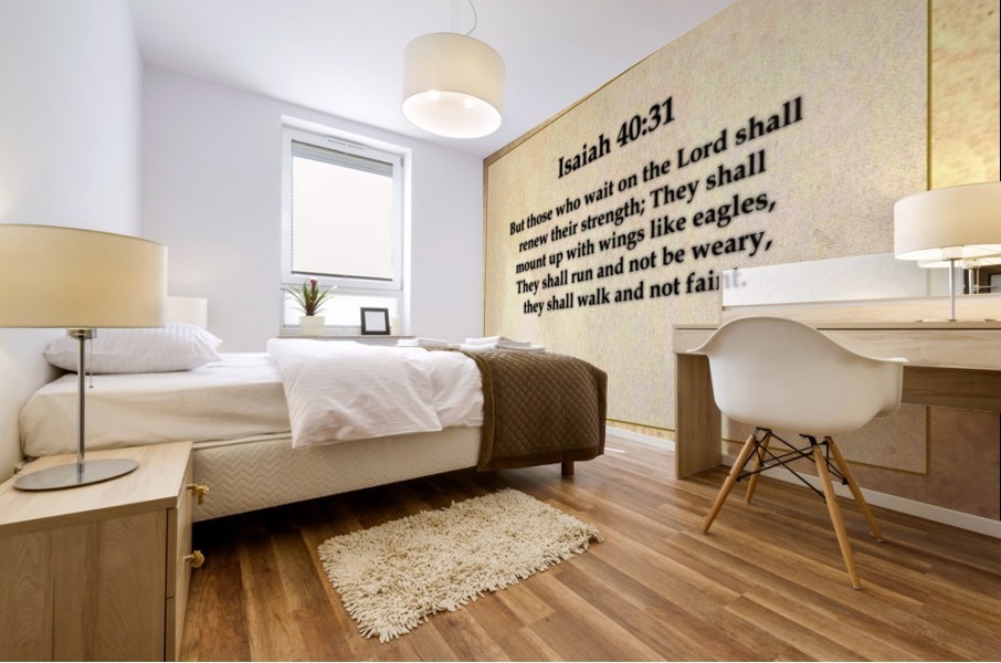 Isaiah 40 31 Mural print