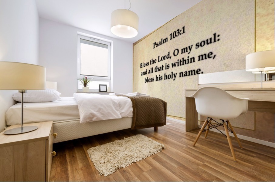 Psalm 103 1 Mural print