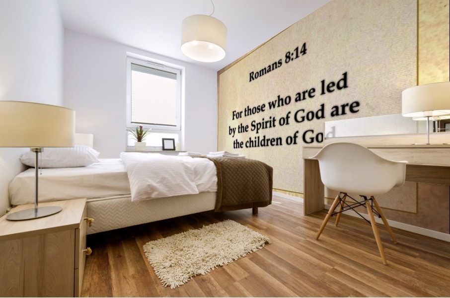 Romans 8 14 Mural print