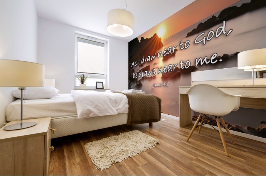 Draw Near Mural print