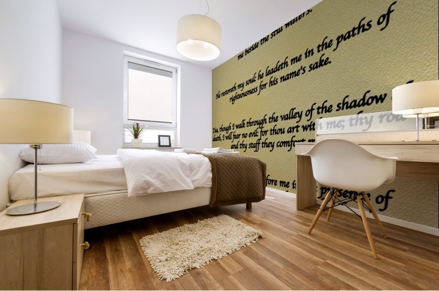 Psalm 23 P Mural print