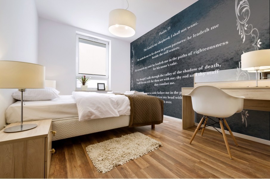 Psalm 23 4CH Mural print