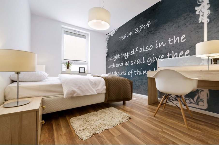 Psalm 37 4 8CH Mural print