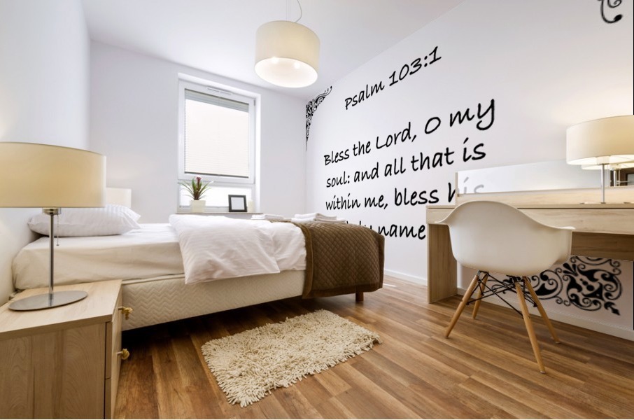 Psalm 103 1 5WB Mural print