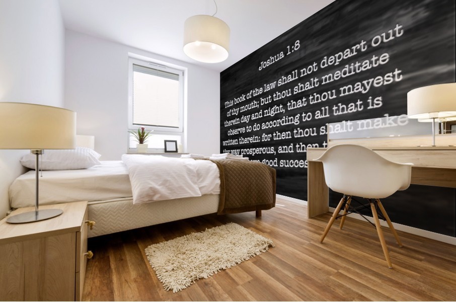 Joshua 1 8 WD4 Mural print