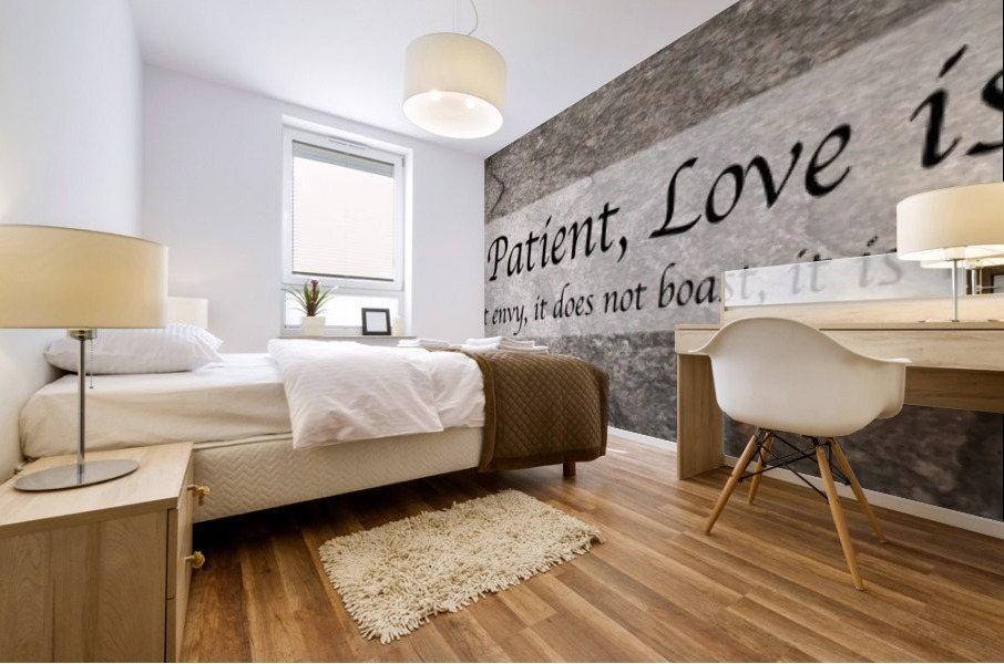 Love Is Mural print