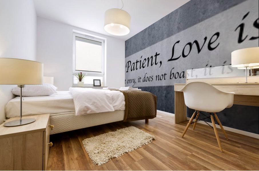 Love Is 2 Mural print