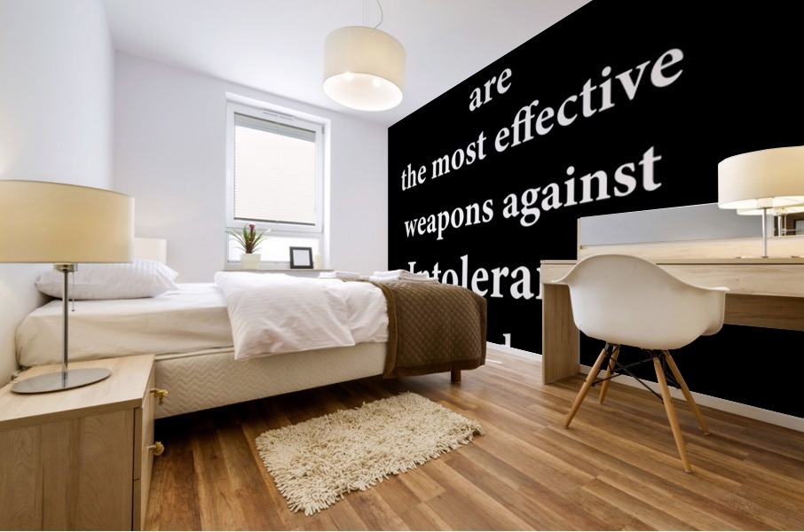 Books and Ideas 2 Mural print