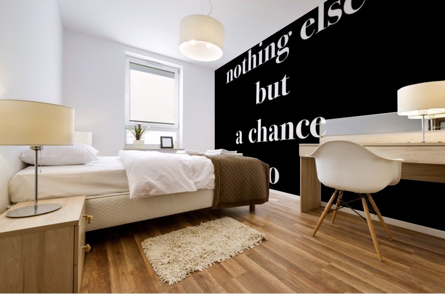 A Chance 2 Mural print