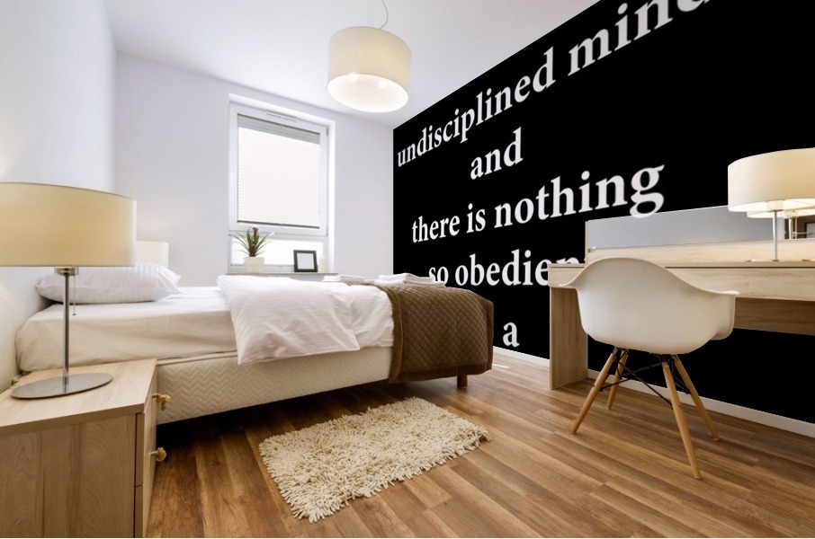 Disciplined Mind 2 Mural print