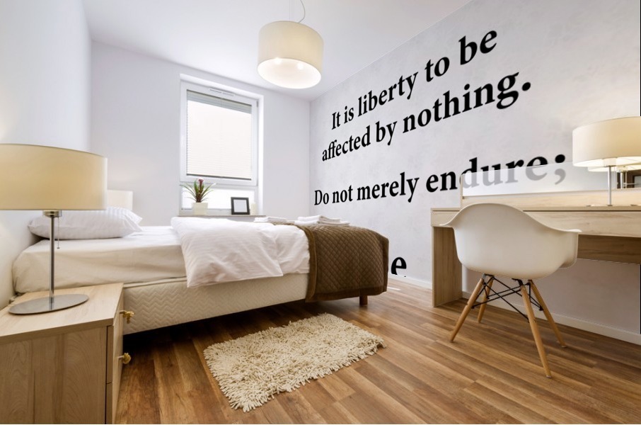 Be Unattached Mural print