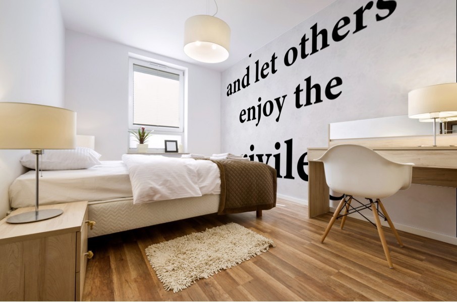Think for Yourselves Mural print