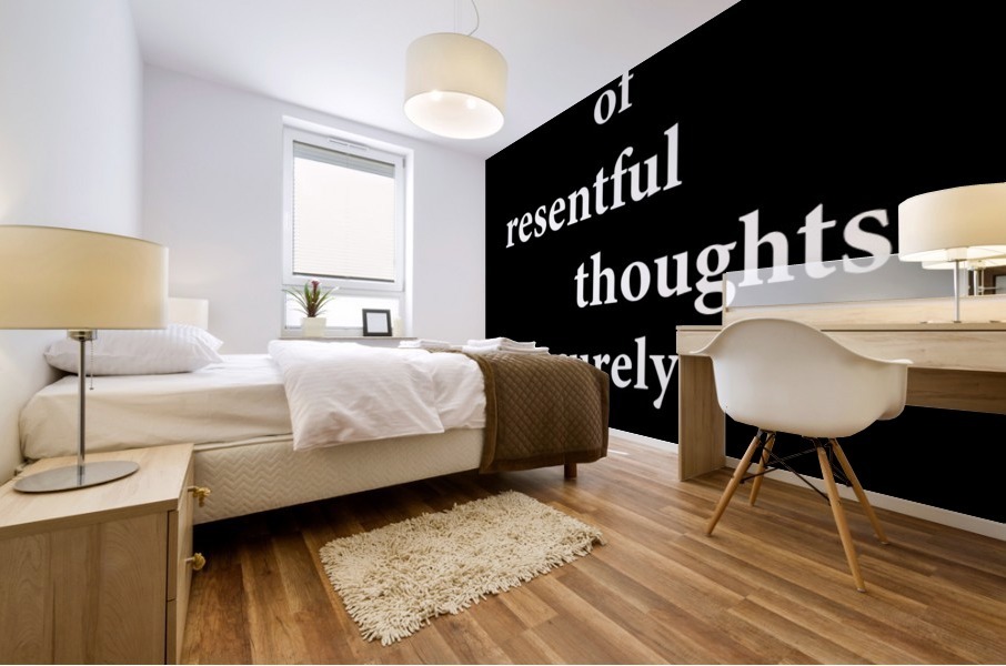 Resentful Thoughts 2 Mural print