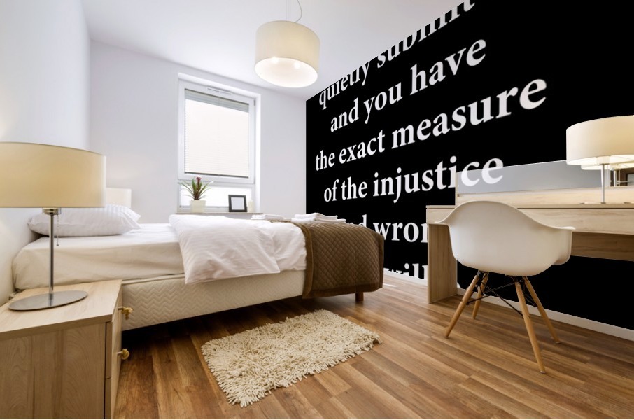 Quiet Submission 2 Mural print