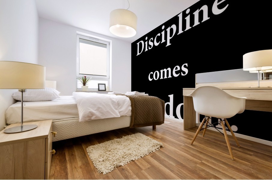Through Discipline 2 Mural print