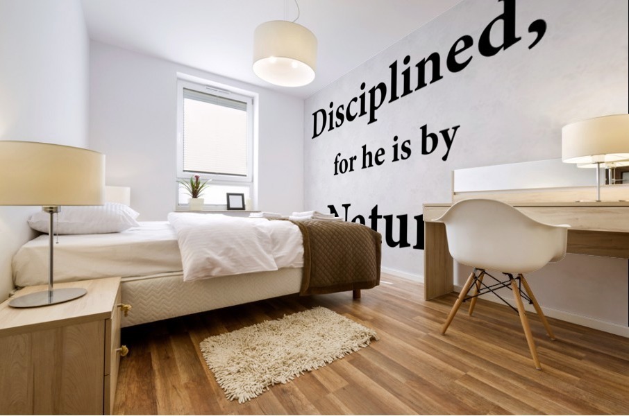 Man Must Be Mural print