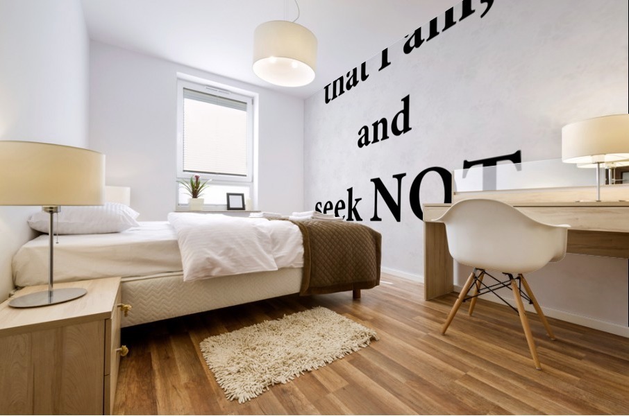 Let Me Be Mural print