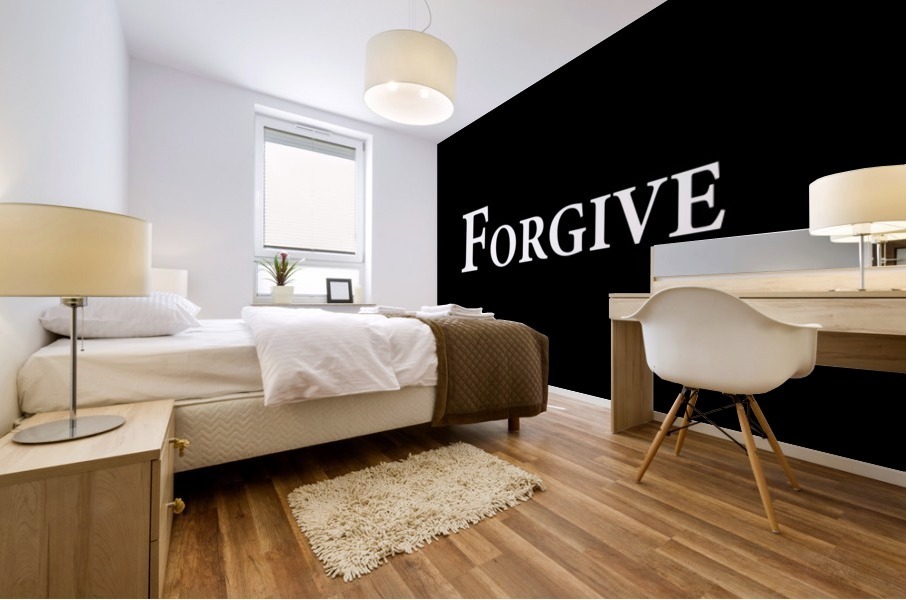 FORGIVE 2 Mural print