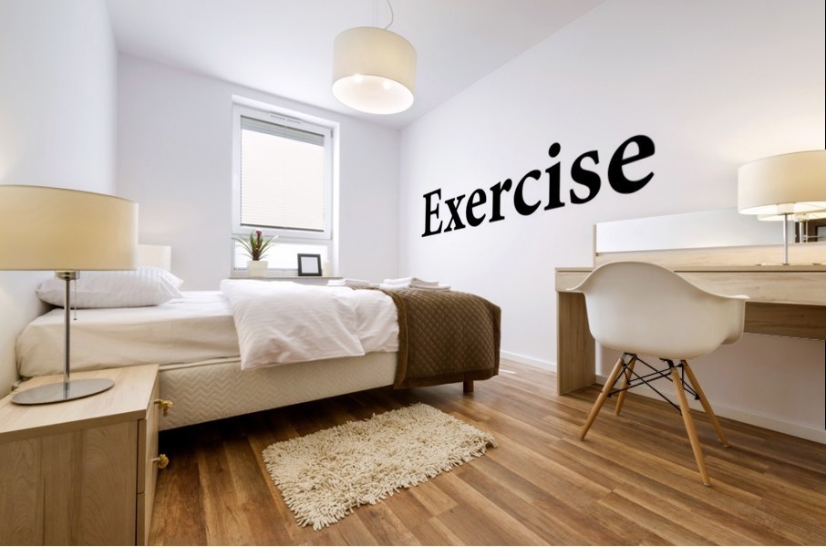 EXERCISE Mural print