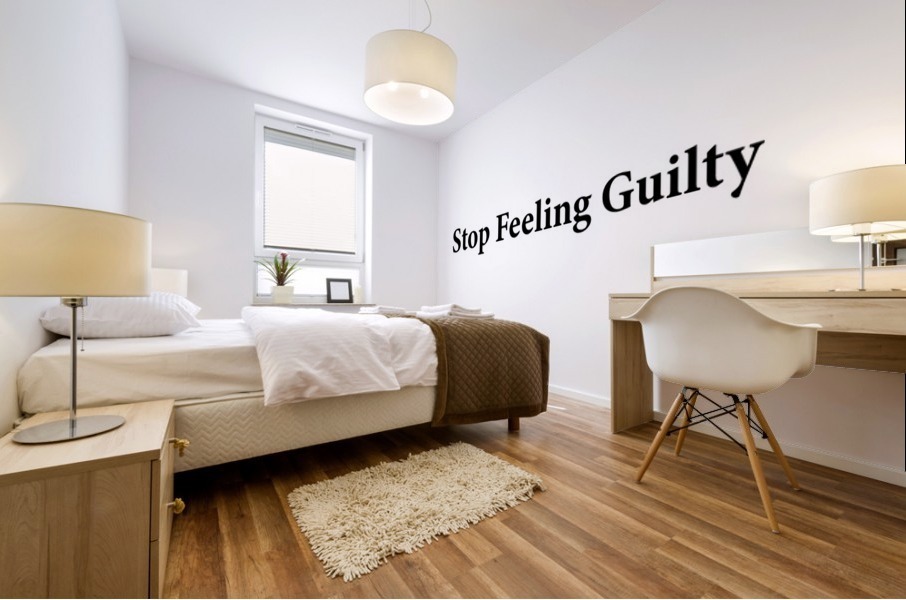 Stop Feeling Guilty Mural print