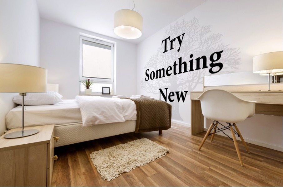 Try Something New Mural print