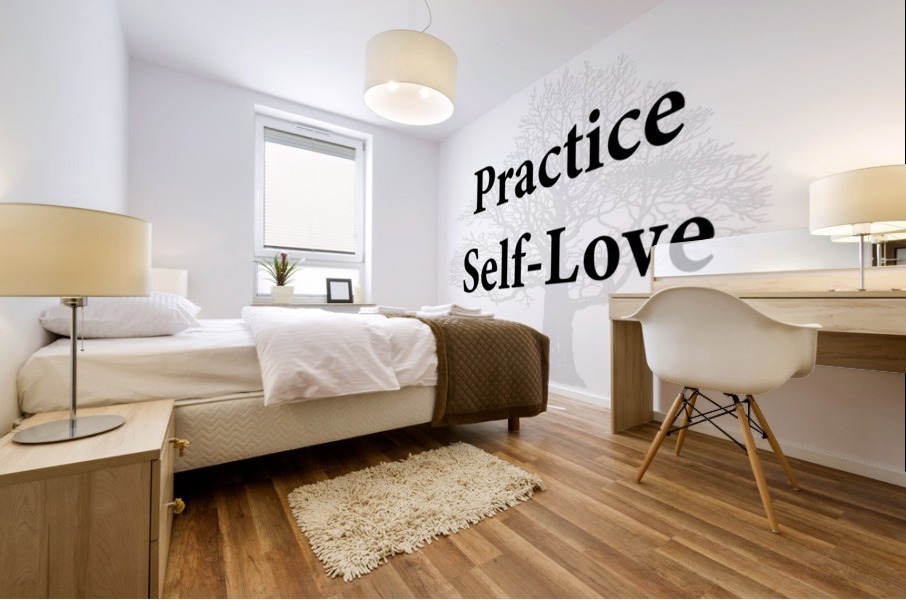 Practice Self Love Mural print