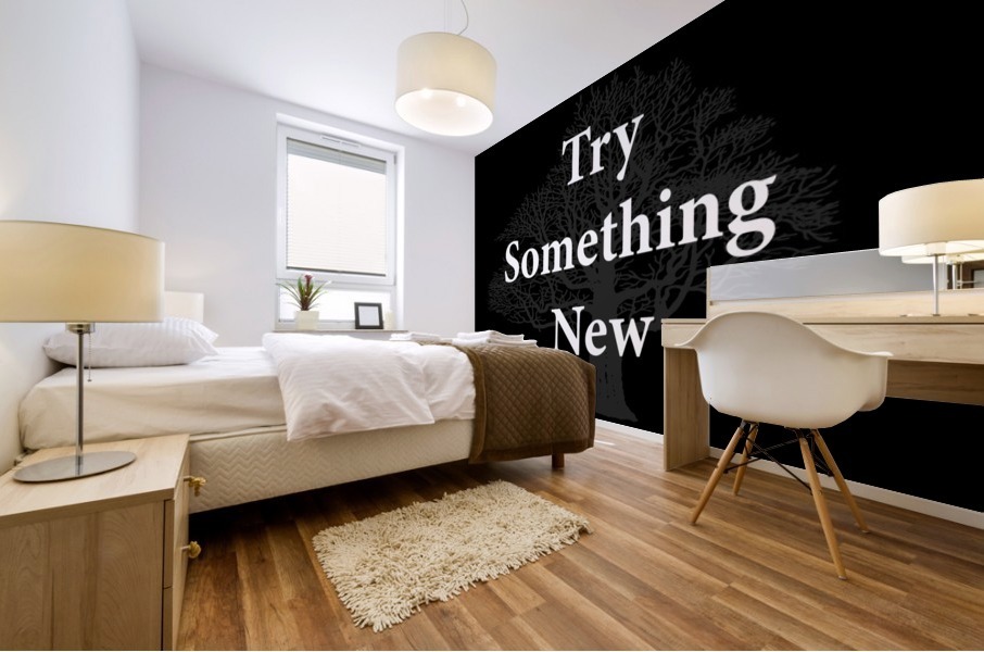 Try Something New 2 Mural print
