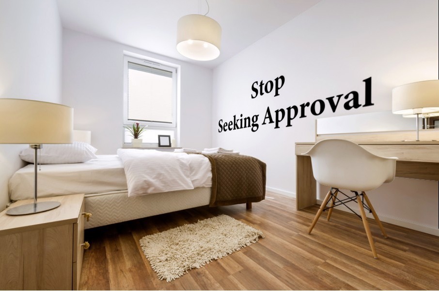 Stop Seeking Approval Mural print