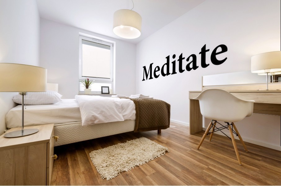 MEDITATE Mural print