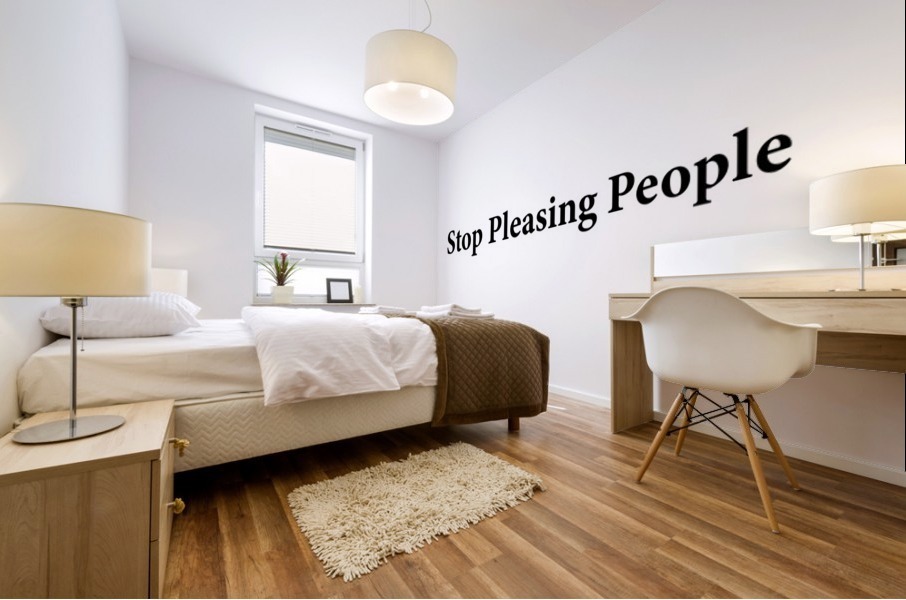 Stop Pleasing People Mural print