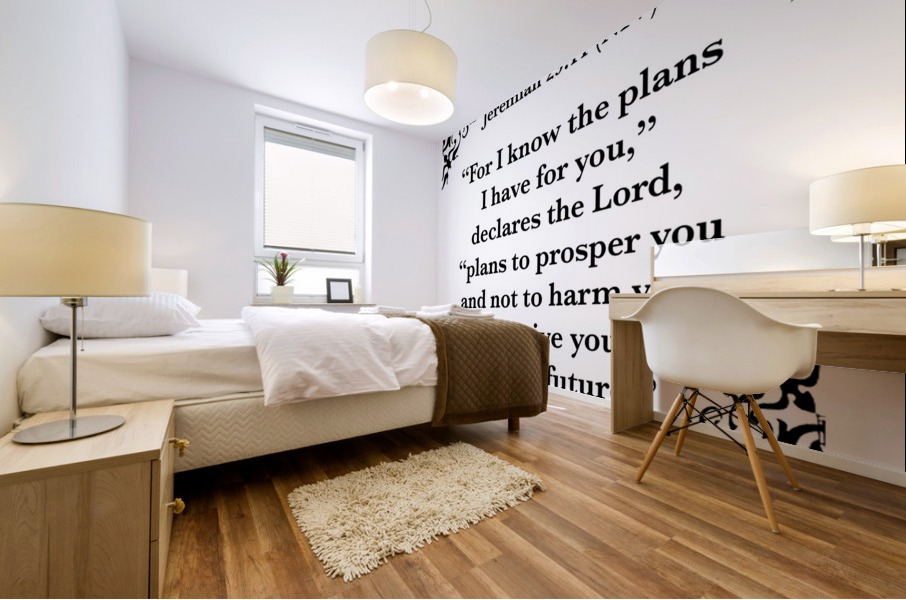 Jeremiah 29 11 Mural print