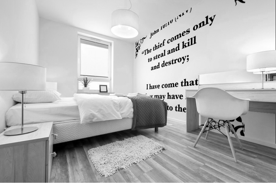 John 10 10 Mural print