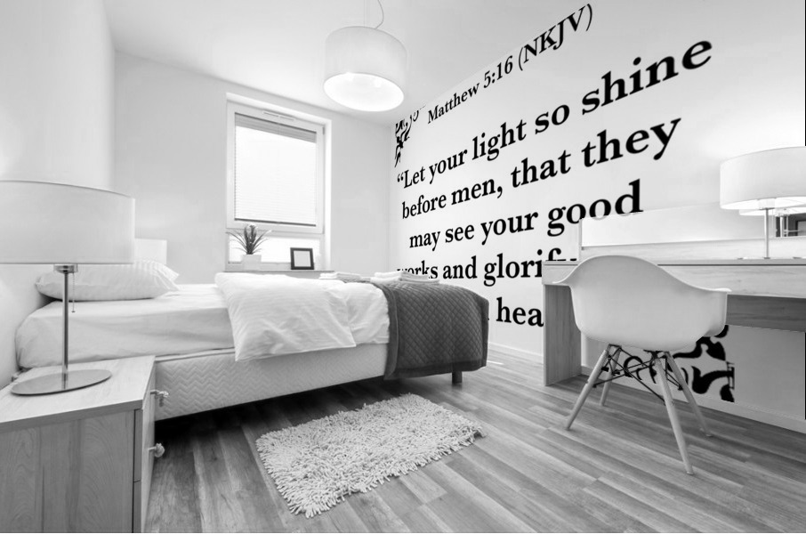 Matthew 5 16 Mural print