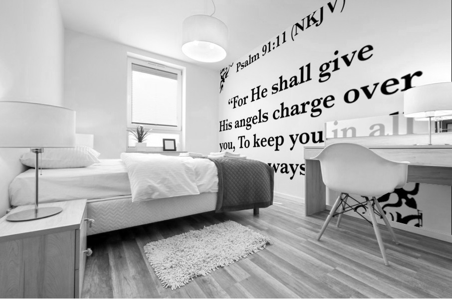 Psalm 91 11 Mural print