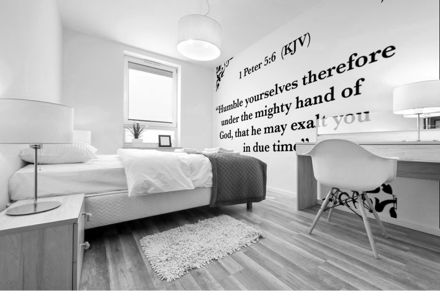 1 Peter 5 6 Mural print