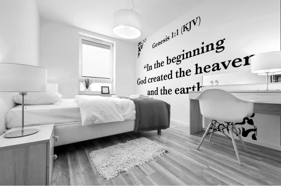 Genesis 1 1 Mural print