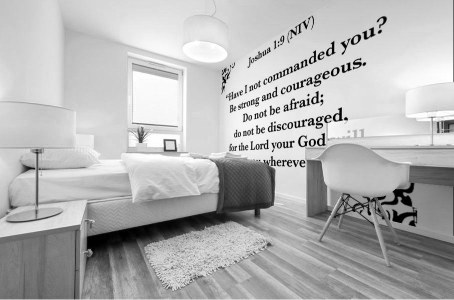 Joshua 1 9 Mural print