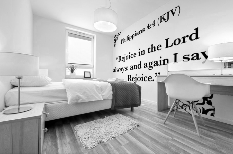 Philippians 4 4 Mural print