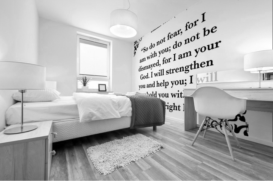 Isaiah 41 10 Mural print