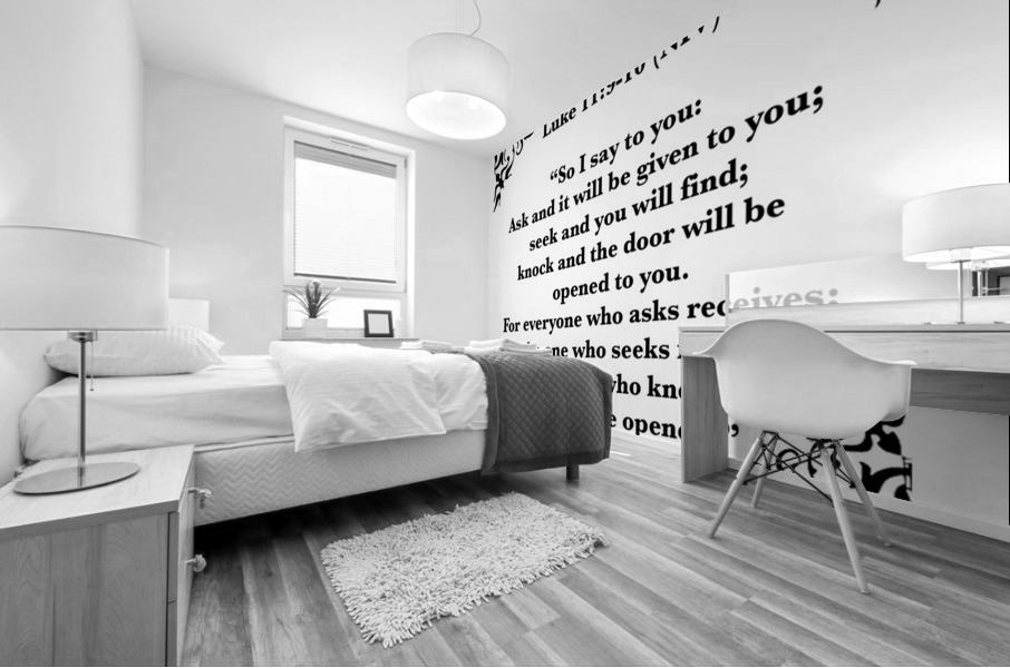 Luke 11 9 10 Mural print