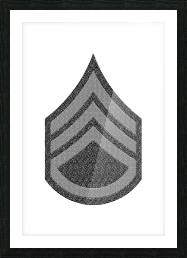 Staff Sergeant Picture Frame print