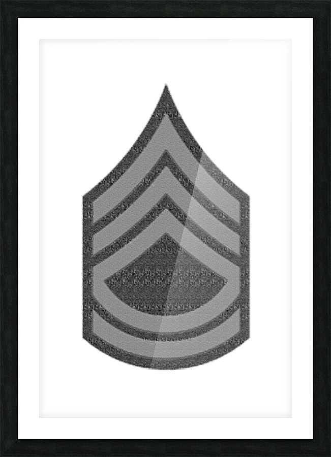 Sergeant First Class Picture Frame print