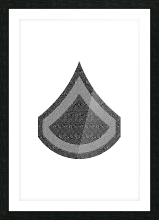 Private First Class Picture Frame print