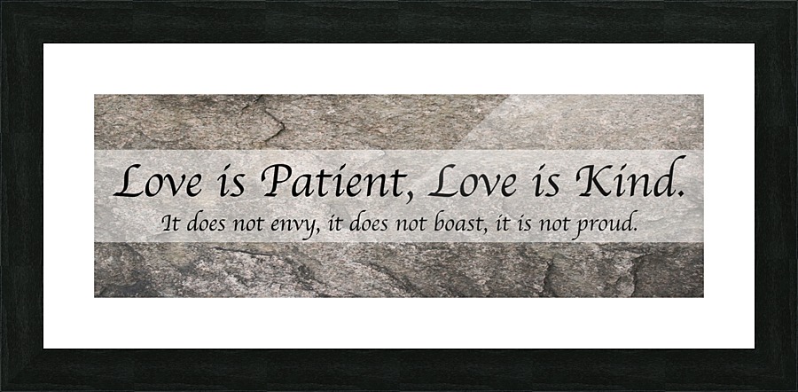 Love Is Picture Frame print