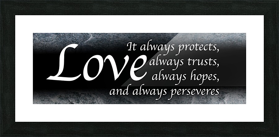 Love Always 2 Picture Frame print