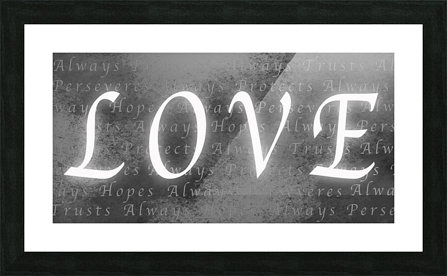 Love Picture Frame print