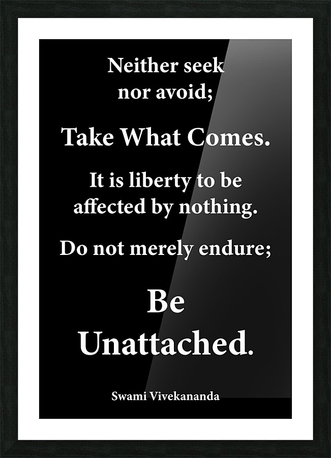 Be Unattached 2 Picture Frame print