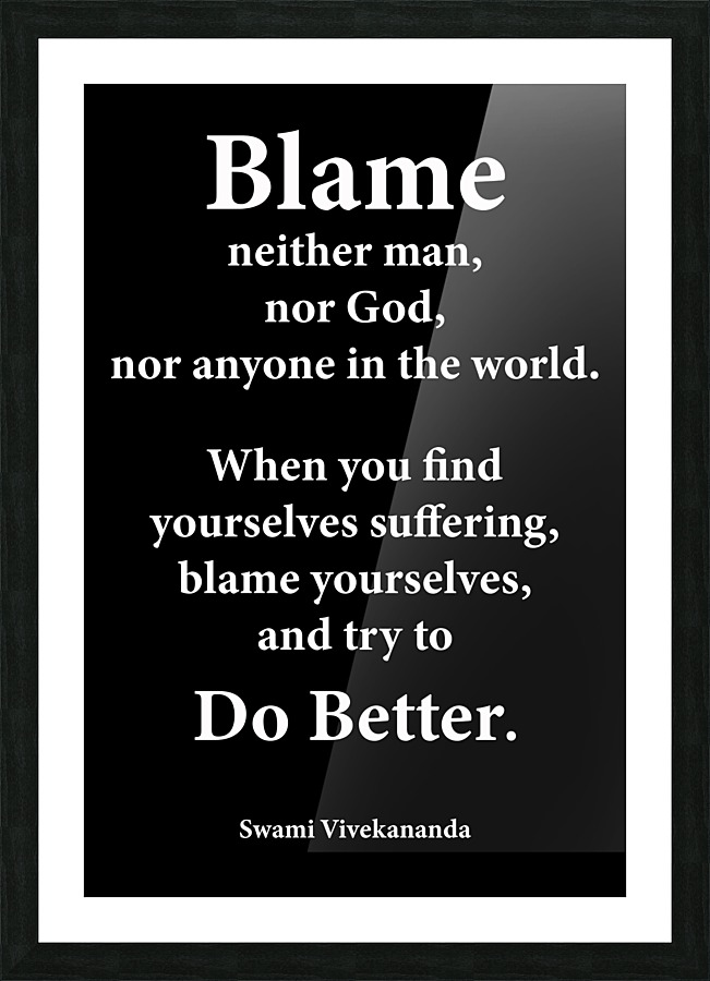 Blame 2 Picture Frame print